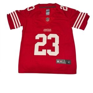 San Francisco 49ers McCaffrey jersey big kid size small